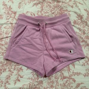 Champion Pink Athletic Shorts Lightweight Elastic Waist